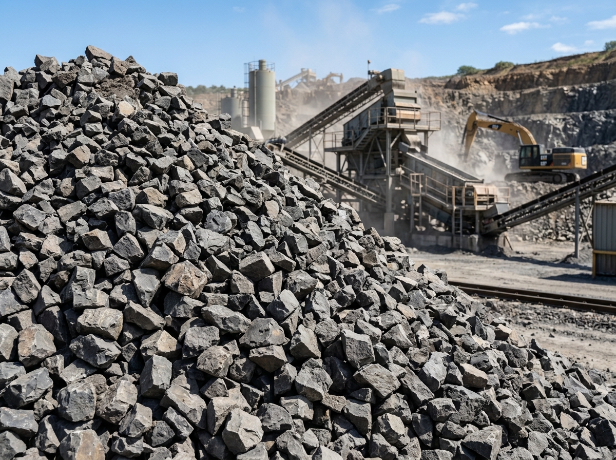 Metal No 4 - 40mm Ballast Coarse Aggregate